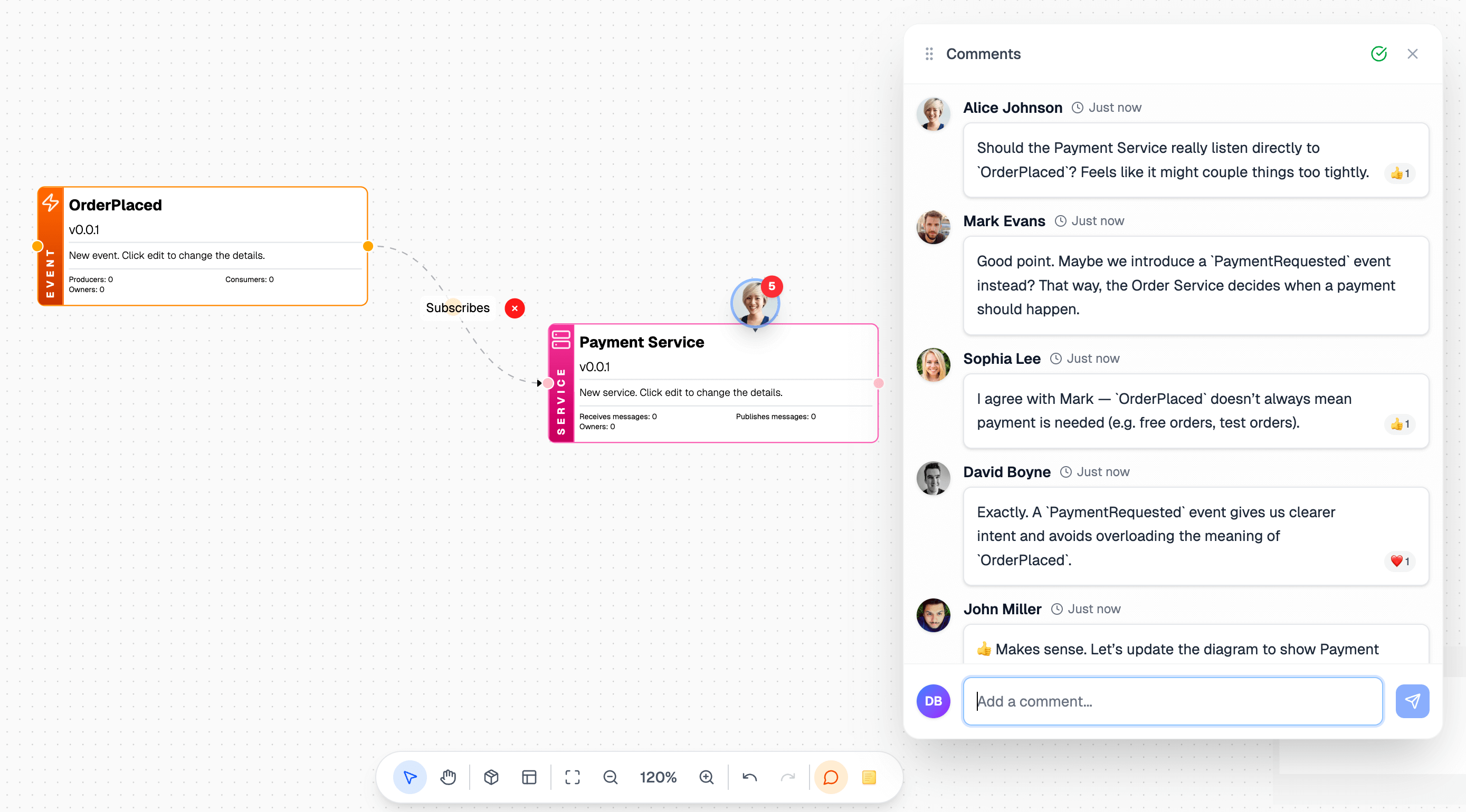 Adding Comments node